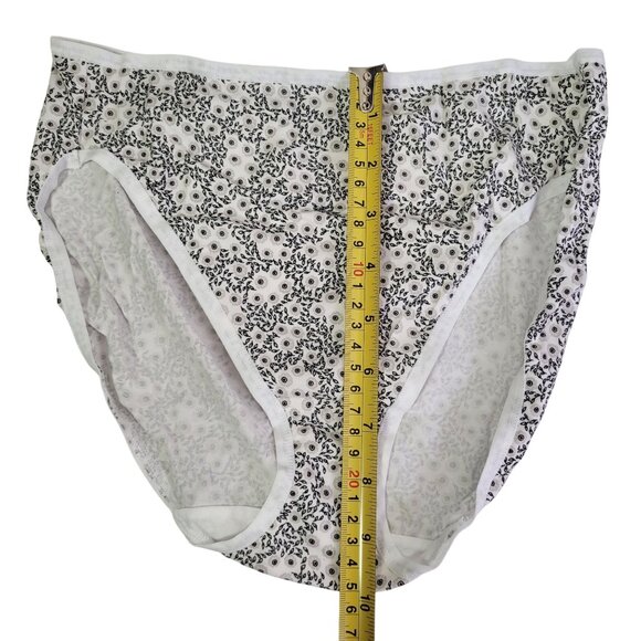 Felina Hi-Cut Cotton Stretch Panty Full Coverage Multicolor Size Medium 8-Pack - Picture 11 of 16